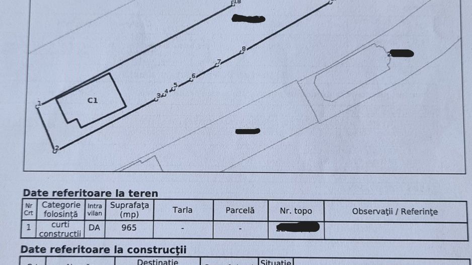 Teren de vanzare 965 mp | Manastur | - Poză 3