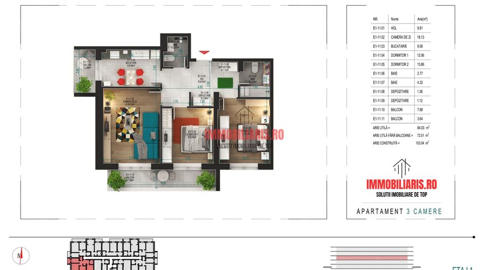 Blvd. 1 Decembrie 1918 - Parcare Inclusa - Comision 0% - Poză 2