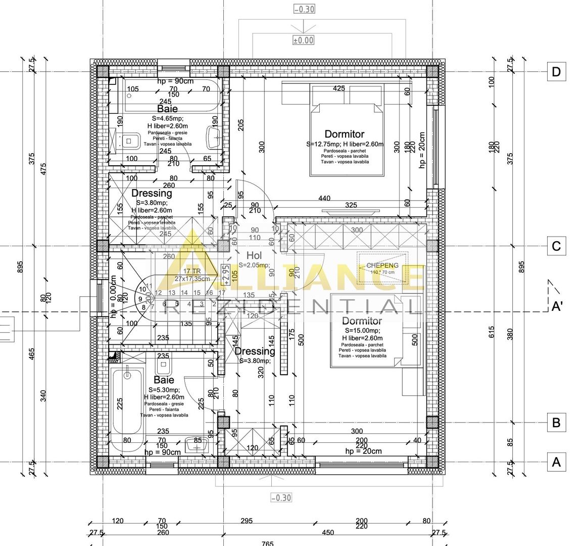 Str.Sperantei - BERCENI - Casa 4 camere/3 bai - 285mp teren - Poză 3
