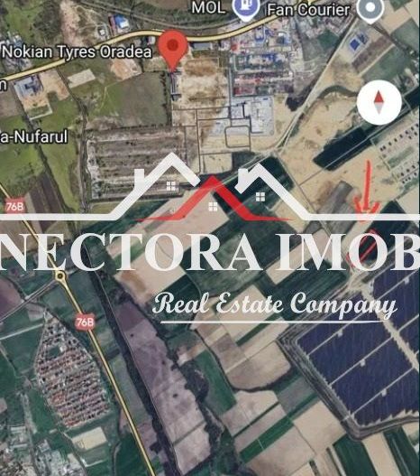 NECTORA IMOB-Teren 11.000 mp, Zona Fabrica Nokian, Extravilan 50x200m - Poză 2