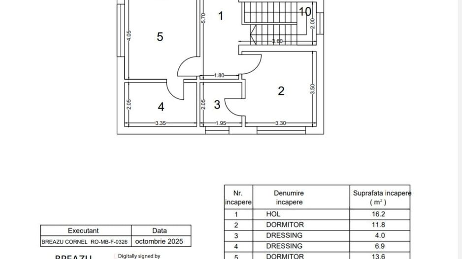Casa complet mobilata 5 camere 3 bai curte generoasa - Schiță 37