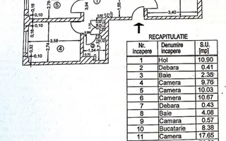 Apartament 4 camere Aparatorii Patriei | Universitatea Spiru Haret - Schiță 13