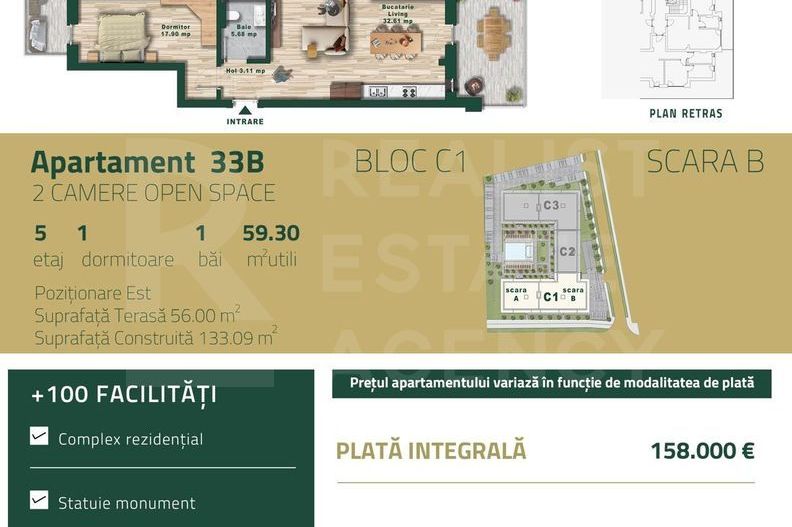 Vânzare, apartament, 2 camere, zona Torontalului, Timișoara - Poză 8
