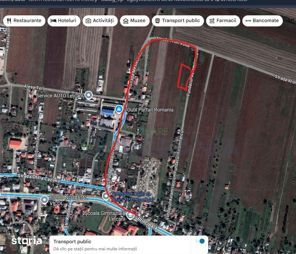 Teren intravilan de vânzare în Lețcani, 541 mp, ideal pentru construcție - Poză 1