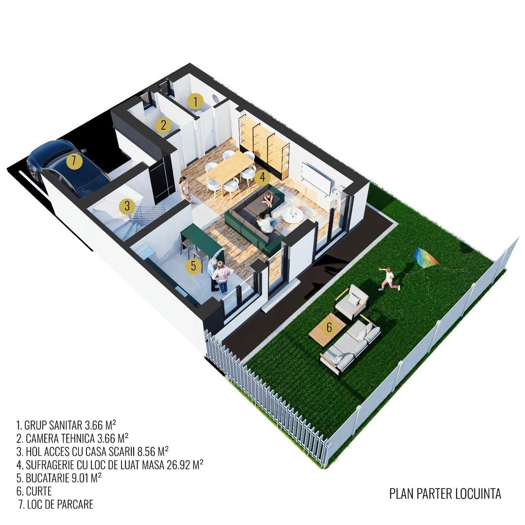 Reședință Modernă cu Finisaje Distinse - Poză 2