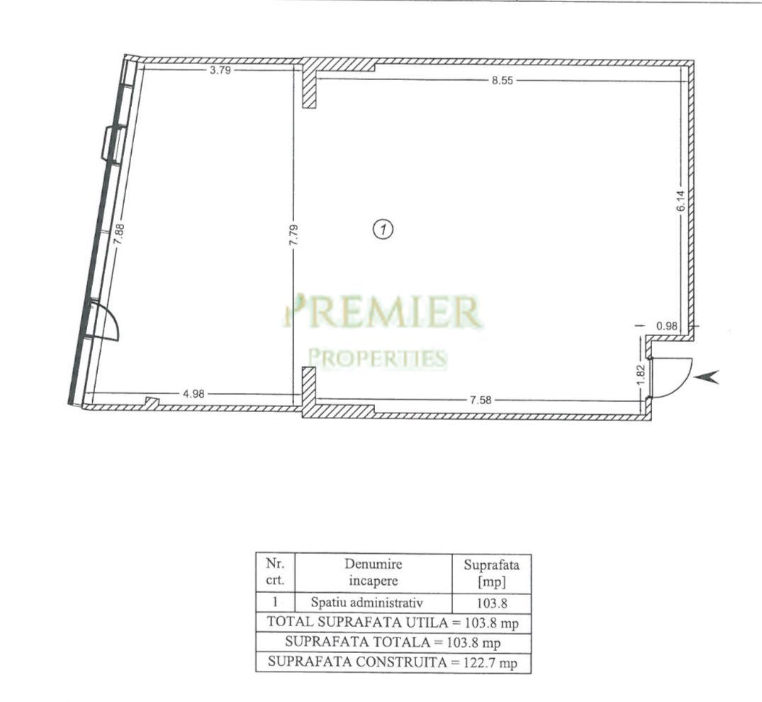 Super Ofertă Spațiu birouri One Cotroceni Park Investiție Premium 122.7 mpc - Schiță 8