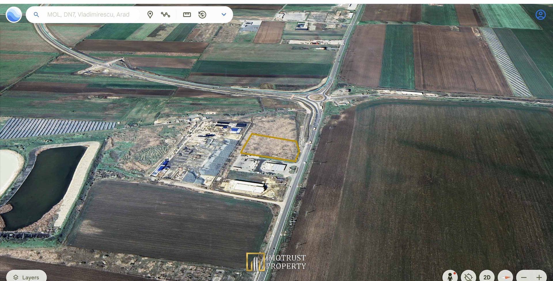 Teren de vânzare cu PUZ în curs – 9.662 mp, DN7 Vladimirescu, Arad - Poză 4