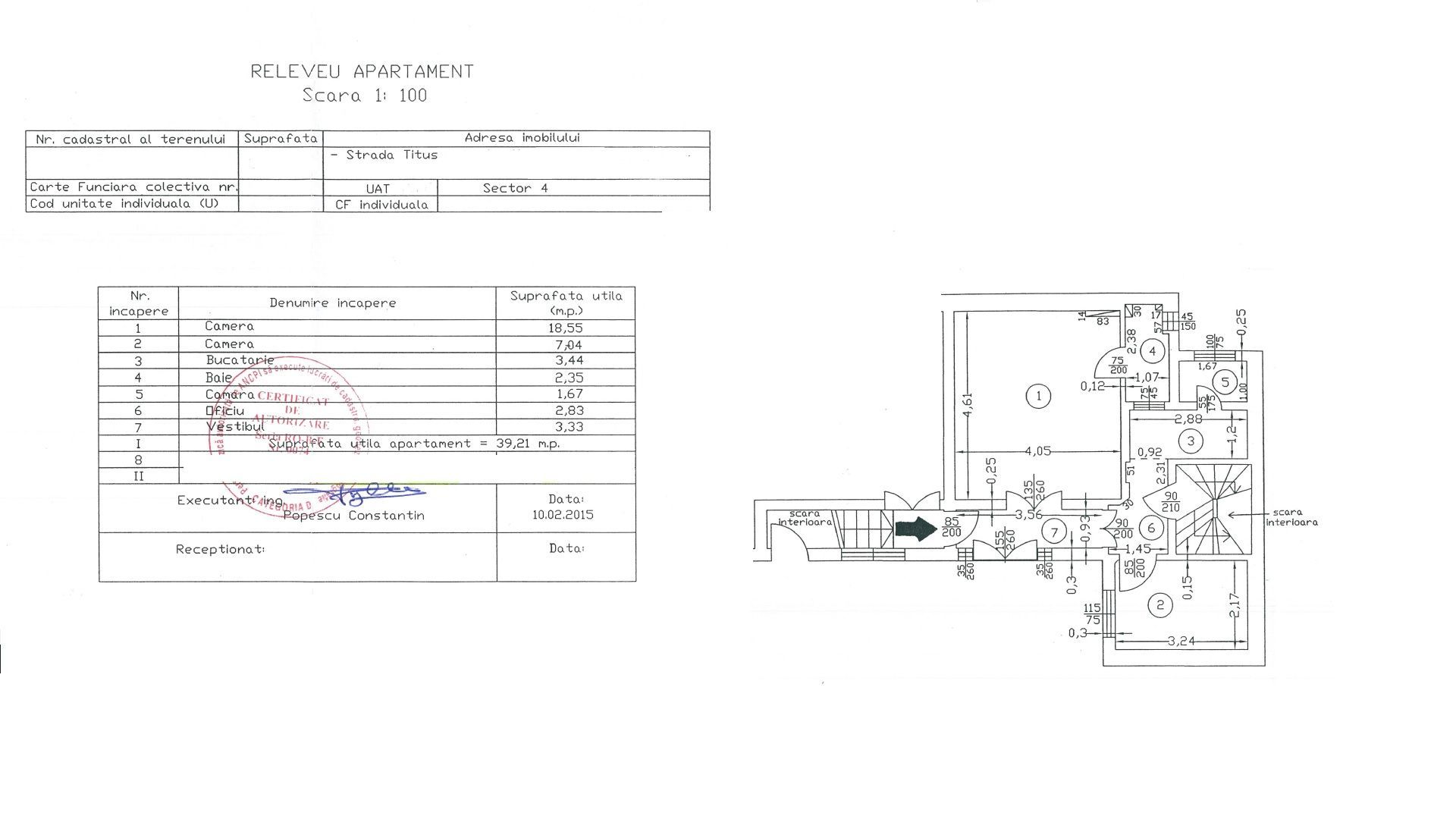 COMISION 0% - Apartament cu 2 camere Piata Unirii - Principatele Unite - Poză 21