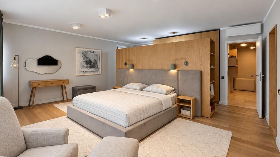 Penthouse duplex cu șemineu, saună și vedere la parcul Carol - Poză 12