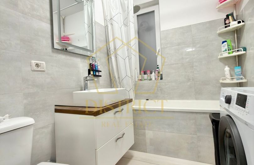 Apartament cu 3 camere, dressing si debara mobilat la etaj intermediar in Giroc. - Poză 11