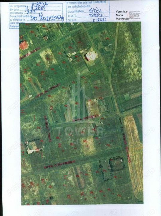 Teren intravilan 500mpu Veteranilor - Poză 3