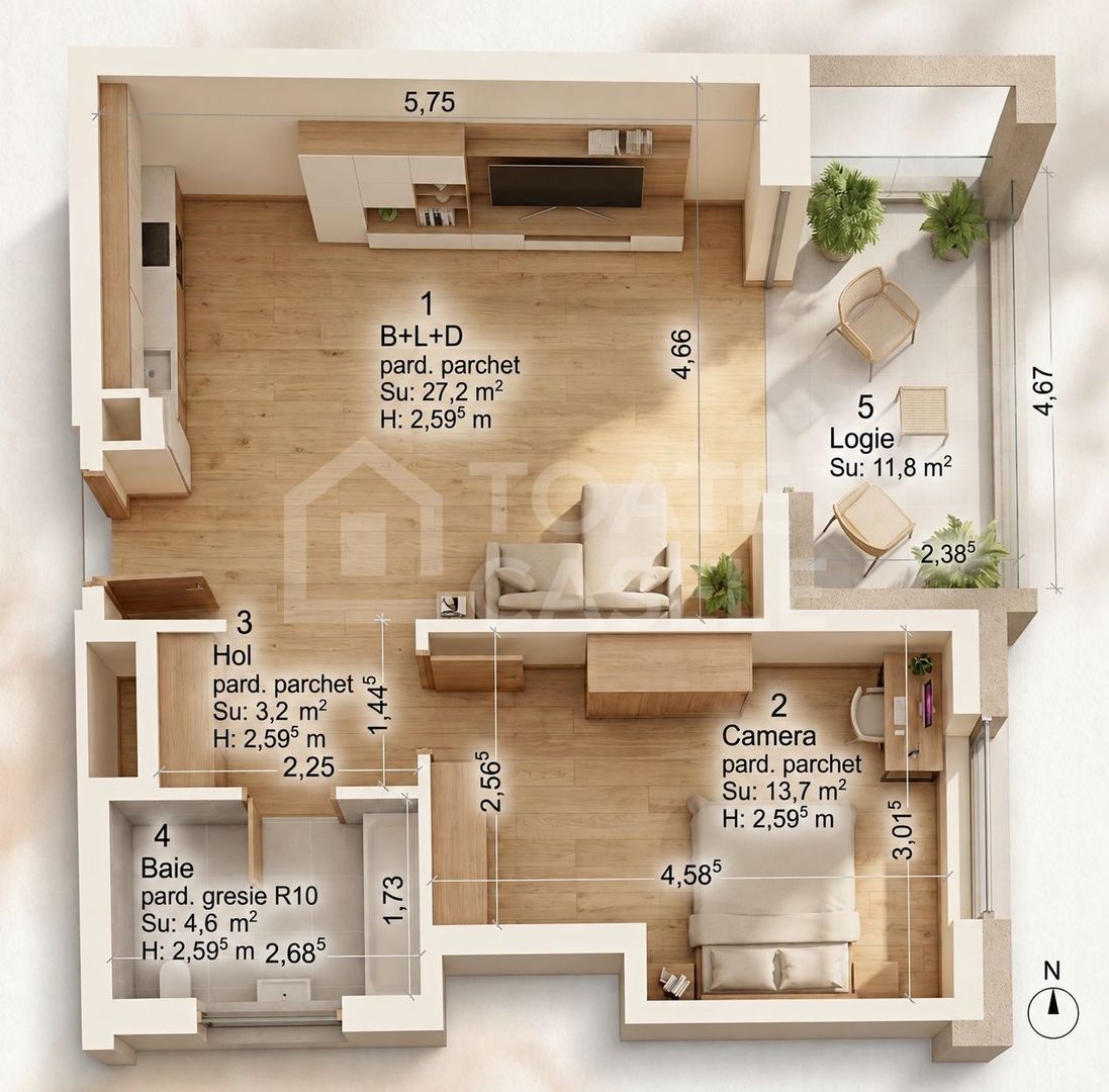 Apartament 2 camere premium | Smart Home | Zona Gării - Poză 5