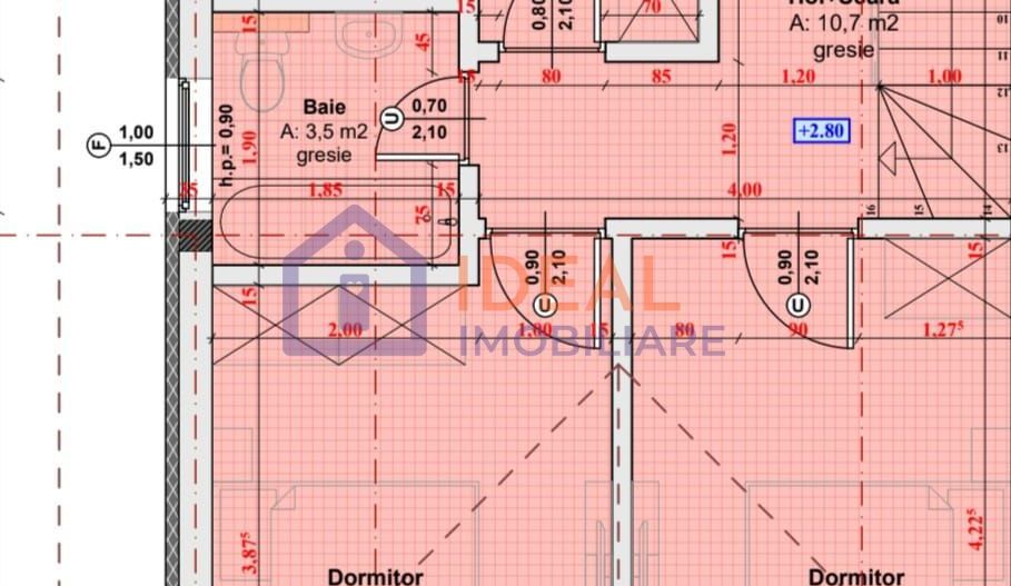 Casa tip quadruplex cu 4 camere in Calea Cisnadiei, zona Casa de Apa - Schiță 7