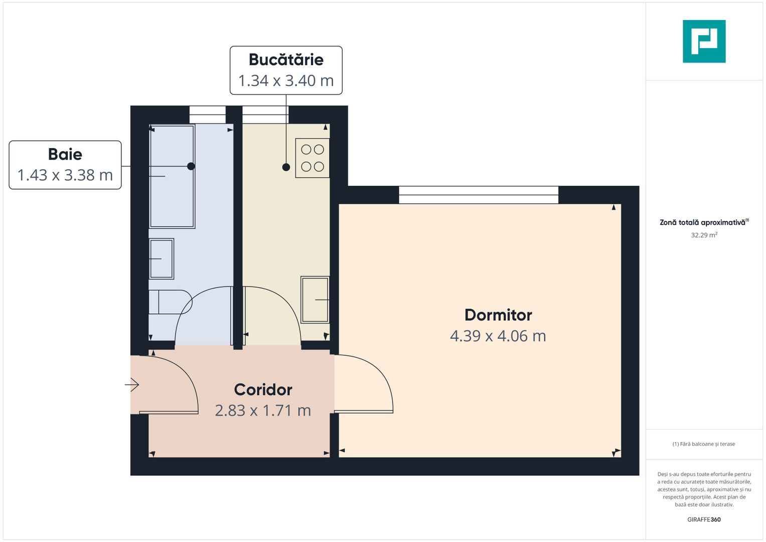 Apartament cu 1 cameră zona Polivalentă - Poză 8