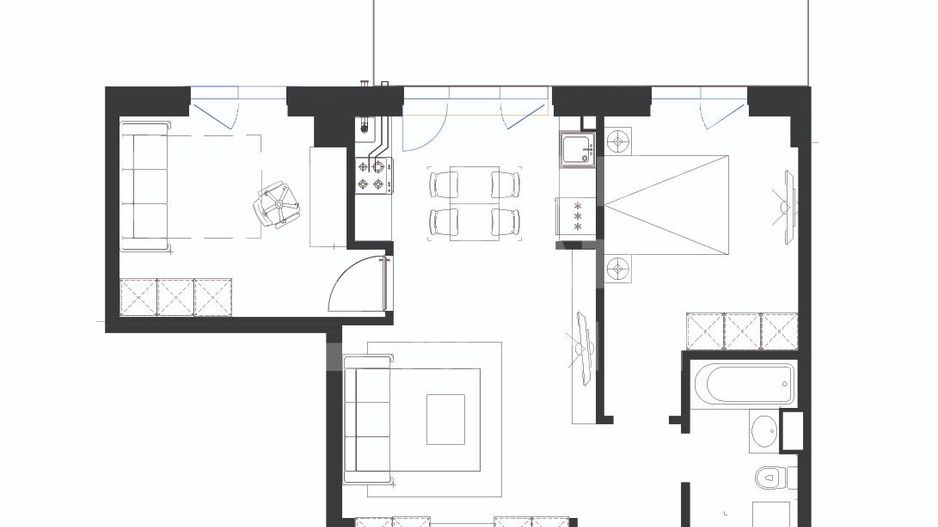 Vânzare, apartament, 2 camere +birou tip 3A, HILS Republica, București - Poză 14