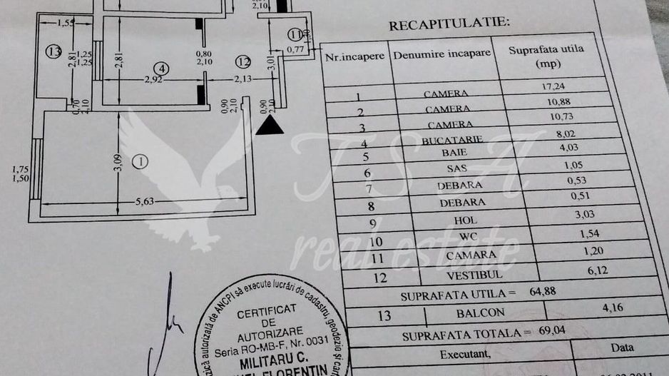 Apartament 3 camere, Teiul Doamnei 0% Comision - Poză 11