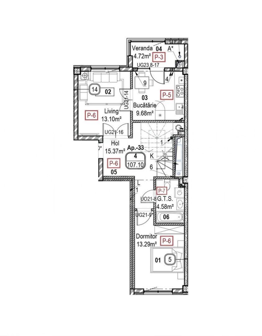 Vânzare, apartament, 4 camere, str. Tudor Vladimirescu, Râșcani - Poză 19