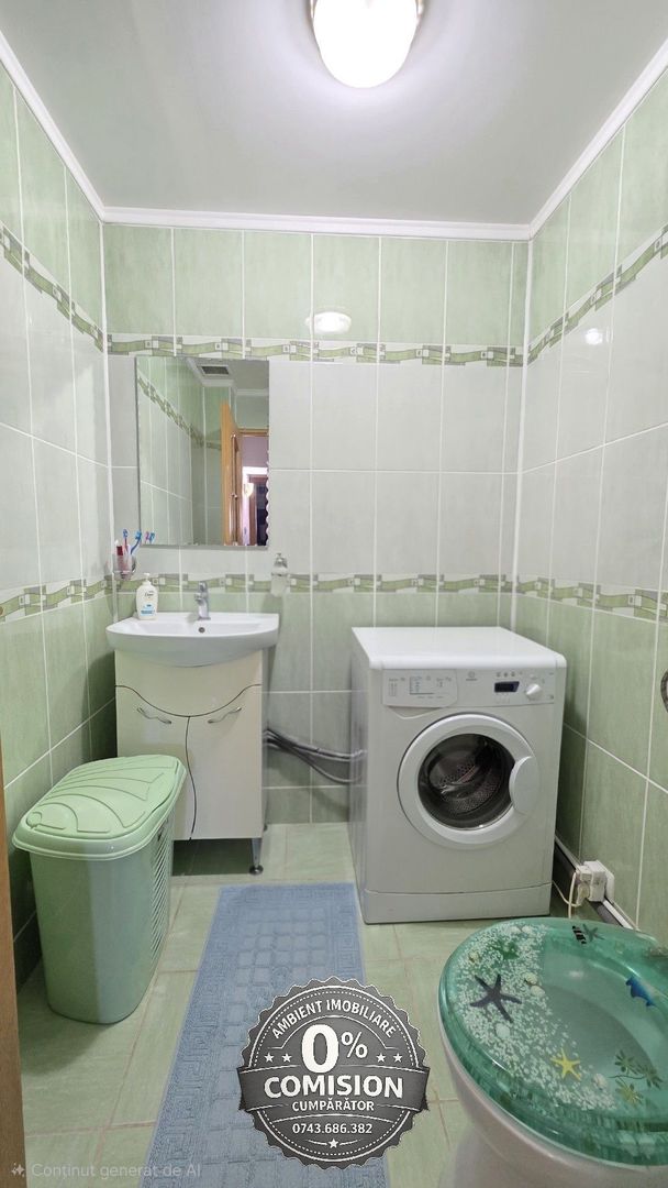 Apartament cu 3 camere, 2 bai, 2 balcoane, mobilat și utilat, zona TRAIAN; - Poză 7