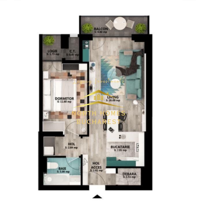 Apartament 2 camere de vanzare zona Pantelimon, aproape de Delfinului - Poză 7