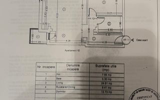 Apartament 2 camere Tomis Plus - loc parcare subteran - Schiță 12