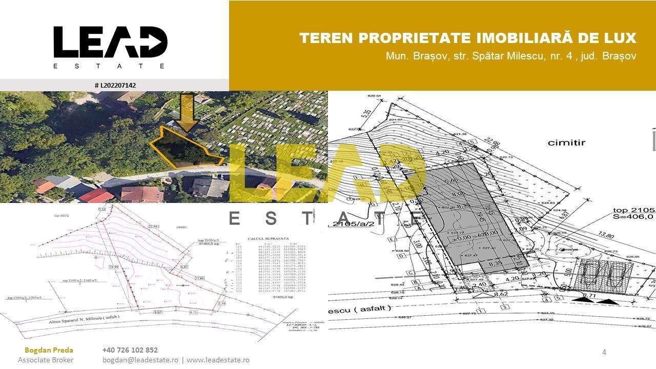 De Vanzare Teren Intravilan, Ultracentral Brasov! - Poză 1