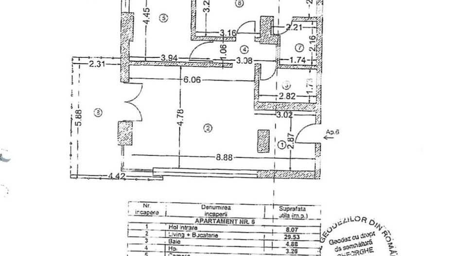 Comision 0% | 3 camere Domenii | Bloc Boutique - Schiță 12