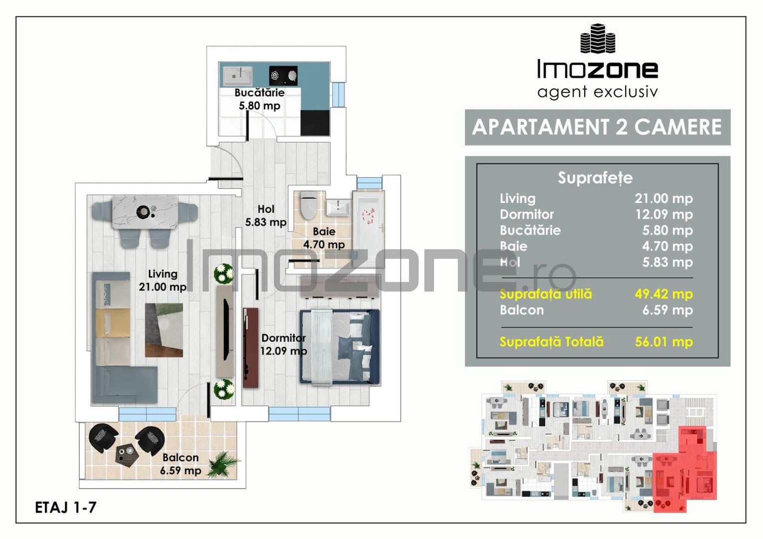 2 Camere, Bloc Nou, pe Valea Cascadelor, langa Metrou, la 3 min de Autogara - Poză 2