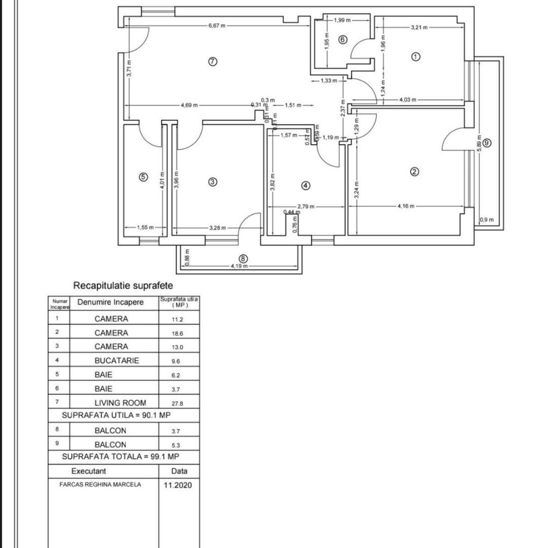 AP. 4 CAMERE BUCURESTII NOI, MOBILAT/UTILAT, BLOC NOU, COMISION 0% - Schiță 9