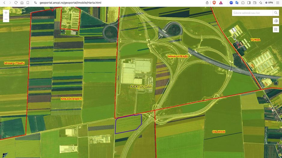 Teren Intravilan Bădeni - Turda 78.349 mp cu acces la Autostrazile A3 si A10 - Poză 4