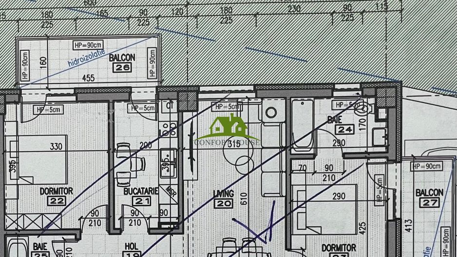 Apartament 3 camere, bloc nou, P+3, Ap.03, Parter, Bl.6 - CP2462162 - Poză 5