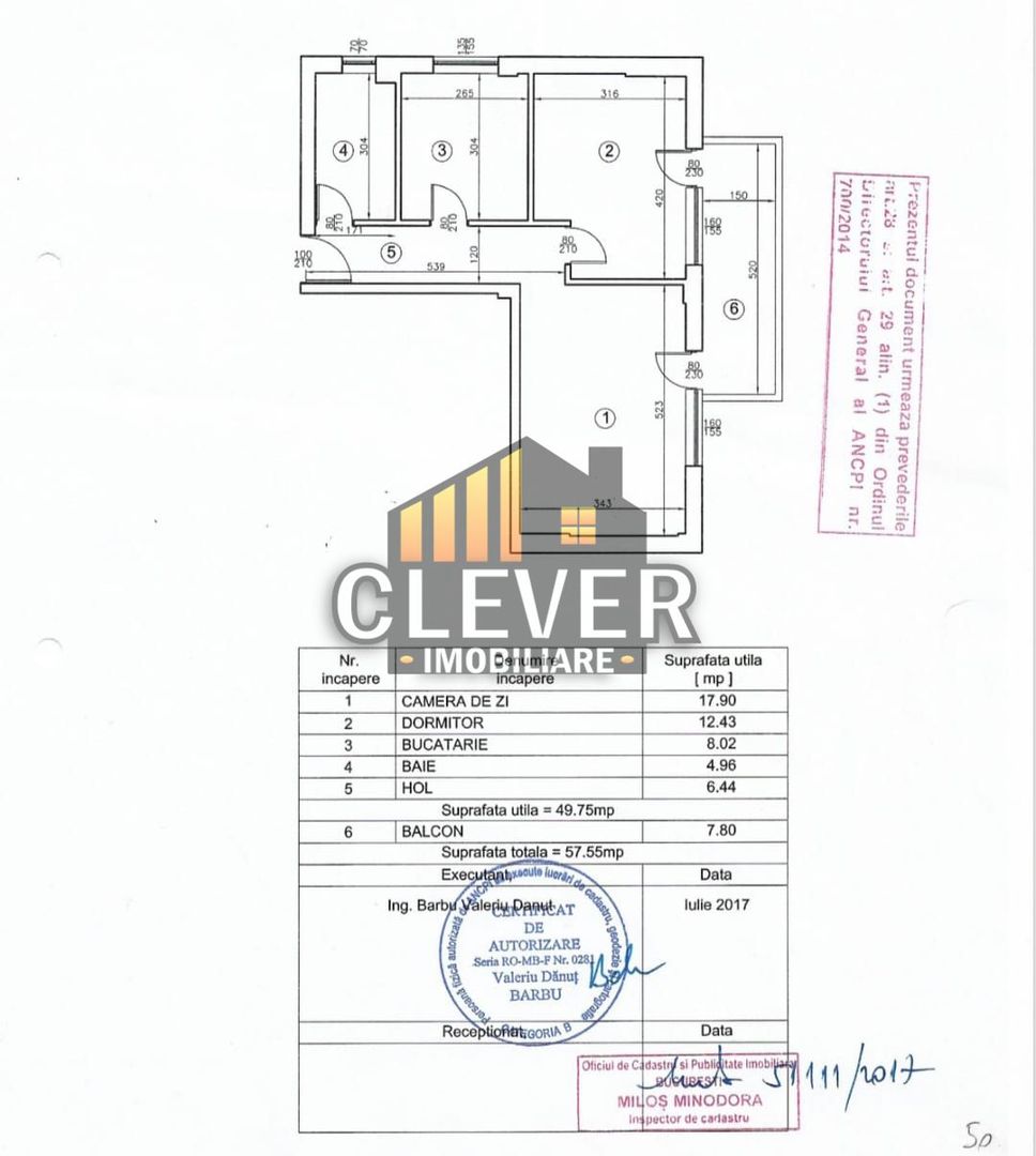 Apartament 2 camere Mobilat Metrou 1 Decembrie 1918 - Poză 14