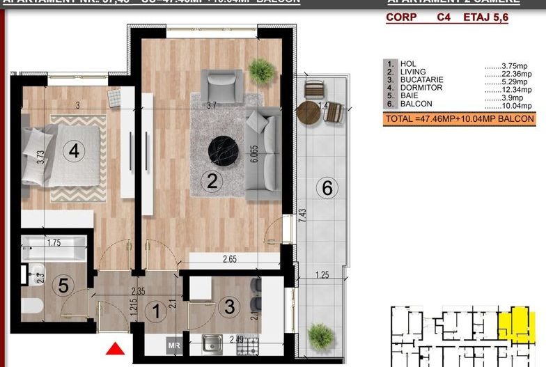 2cam.dec.-58mp-gata, la aprox. 15min metrou Leonida/Berceni - Poză 1
