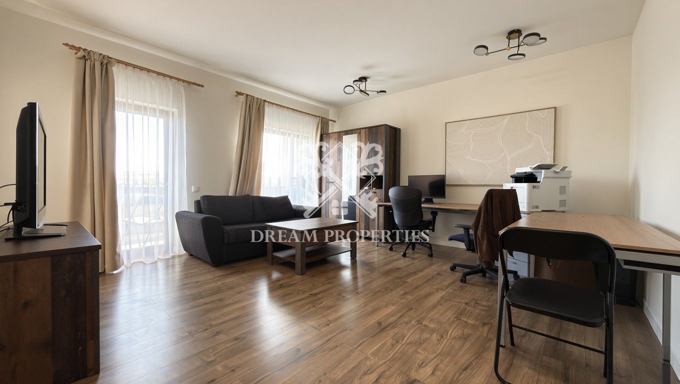 Apartament cu o camera de închiriat, balcon, parcare,  Jucu-Herghelie - Poză 3