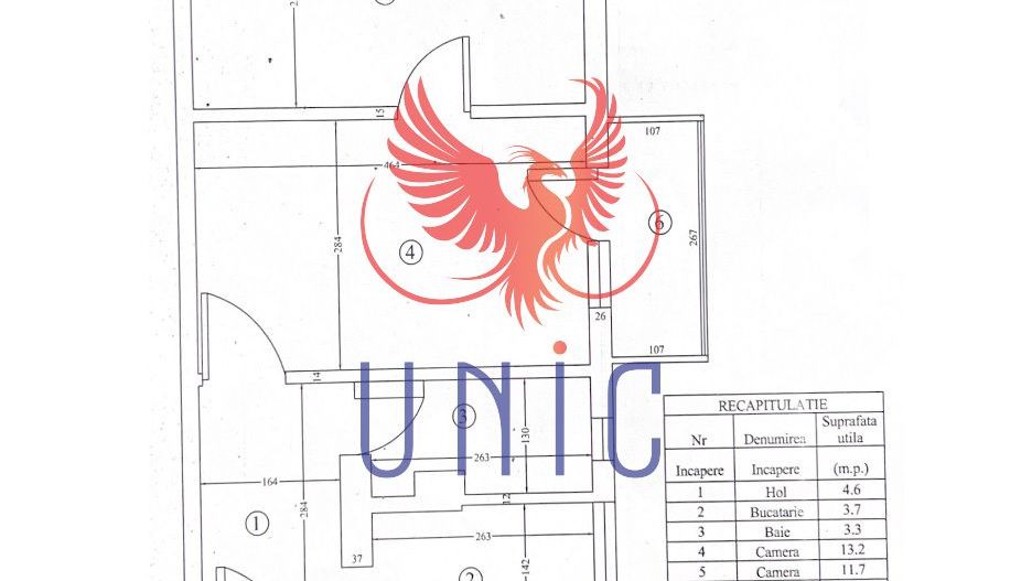 Apartament 2 camere Craiovita Noua zona Blvd. Tineretului Et 3/4 - Schiță 7