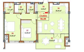 Vânzare, penthouse, strada Grenoble, Botanica - Poză 2