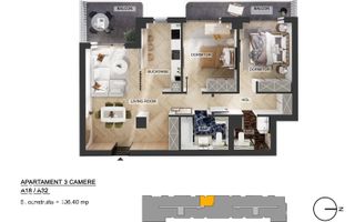 Apartamente 3 camere, Pipera, comision 0 % - Poză 17
