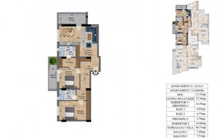 Apartament 3 camere, Bloc Nou- Parc Oraselul Copiilor - Poză 1