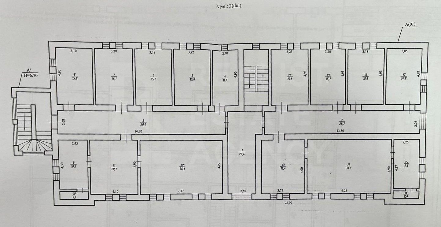Vânzare, spațiu comercial, 1,380 mp, str. Alexandru cel Bun, Centru - Poză 46