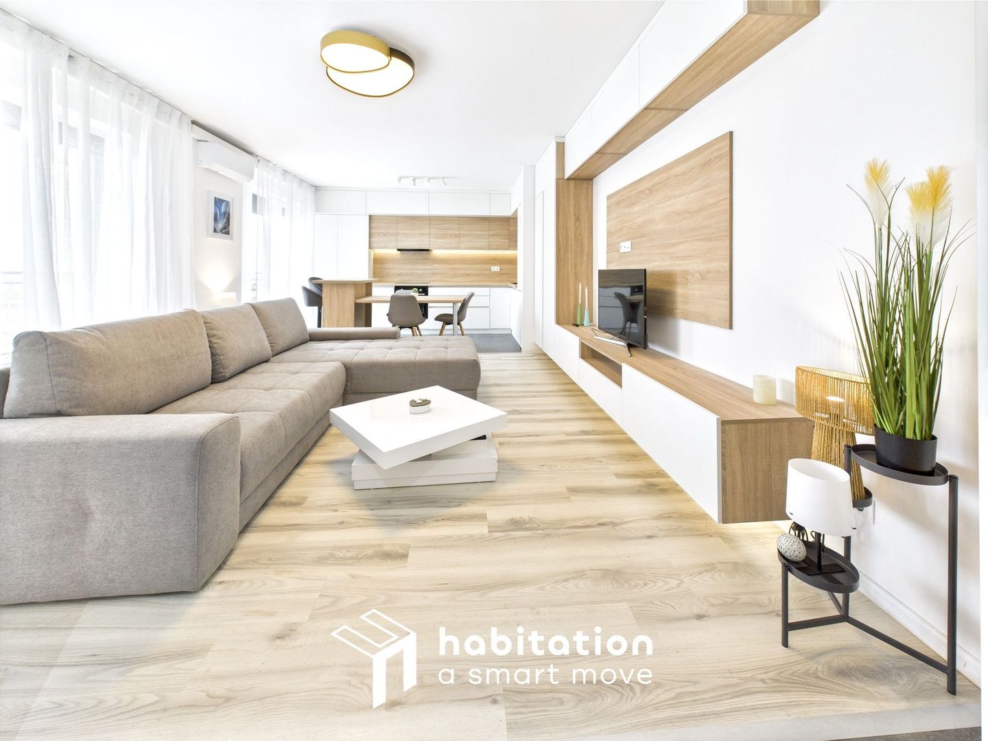 Apartament 2 camere de închiriat - Denya Forest–Lipovei - tur virtual - Poză 1