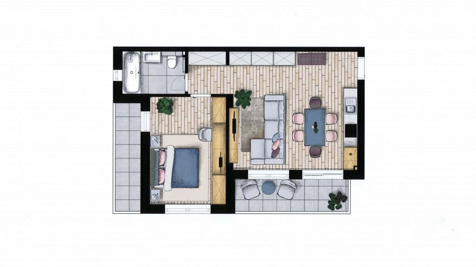 De vânzare apartament 2 camere - Poză 5