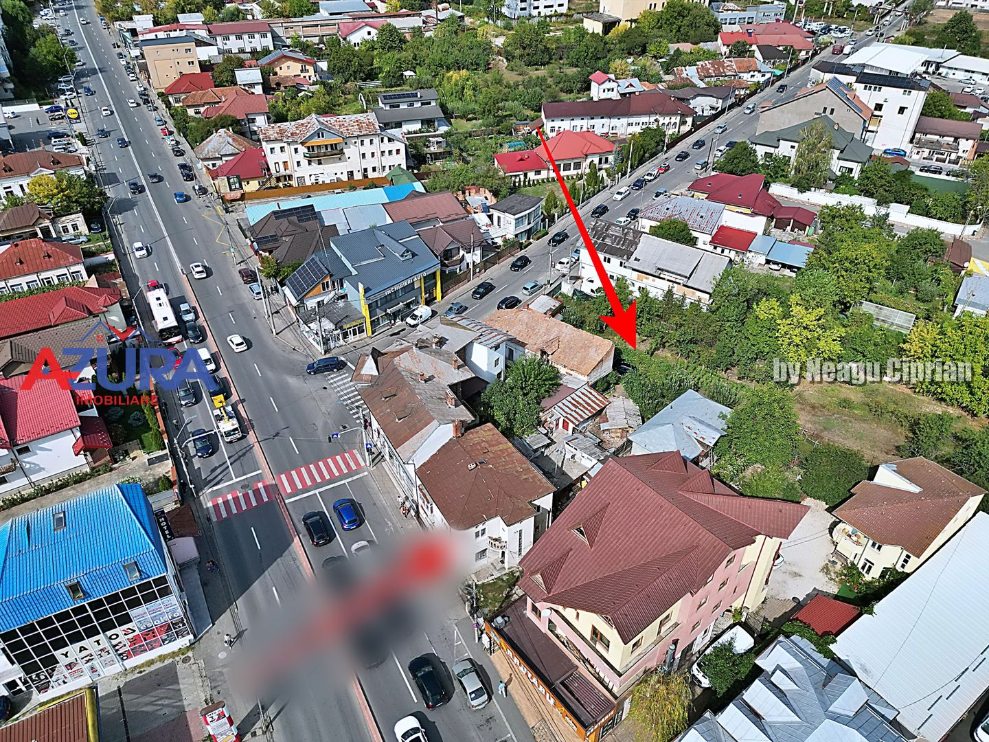 Teren 772 mp G. Cosbuc, langa Complex John - Poză 3