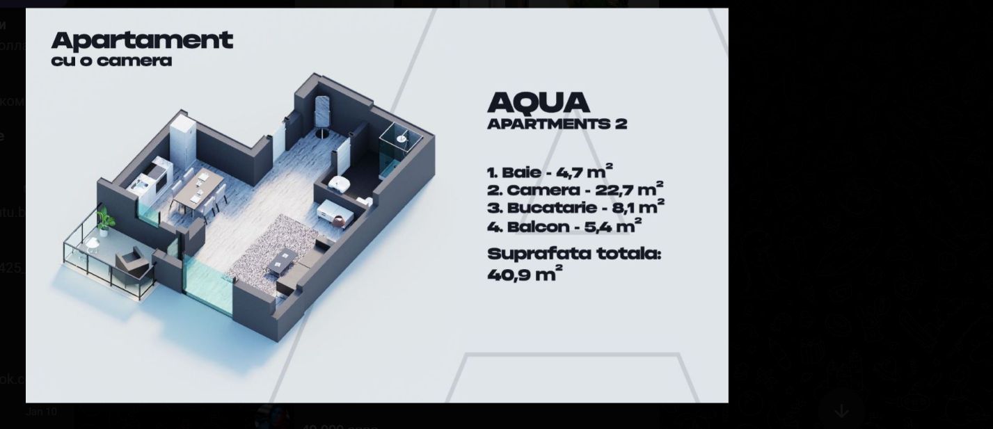 Garsonieră  - Mamaia Nord , vedere la mare, bloc finisat. - Poză 7