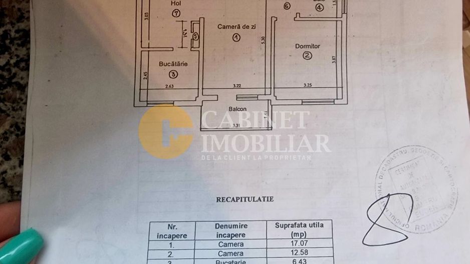 Apartament de vânzare – Bd. Independenței | Ideal pentru investiție - Schiță 20