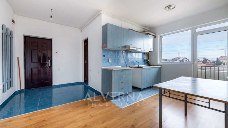 Apartament 1 camera cu bucatarie mare | 40mp + balcon | Penny Apahida - Poză 4