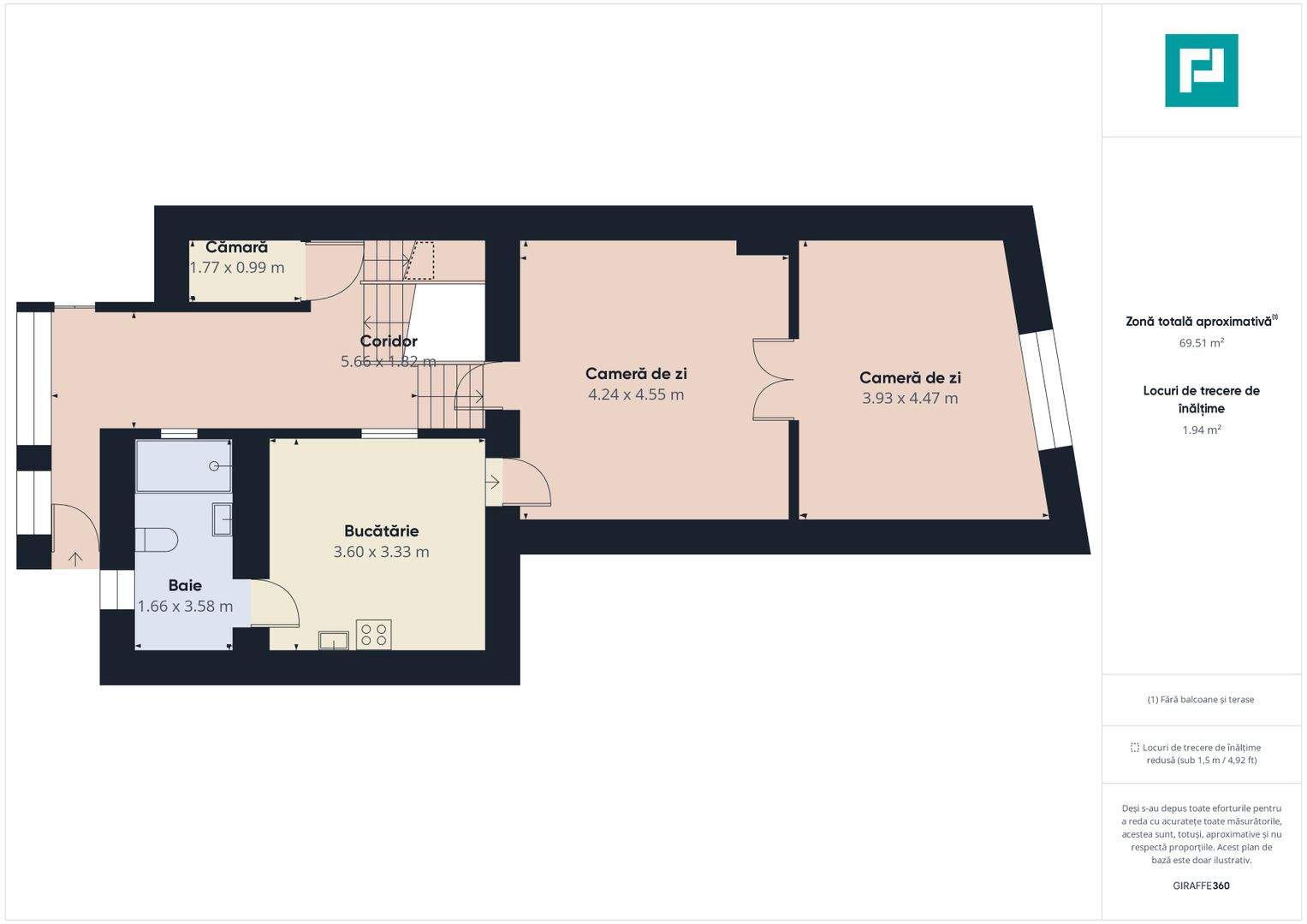 Apartament cu 2 camere de vânzare- zona Uta - Poză 10