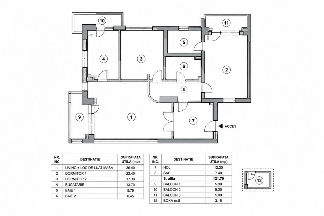 Apartament 3 camere lux - Herastrau | Loc de parcare - Poză 20