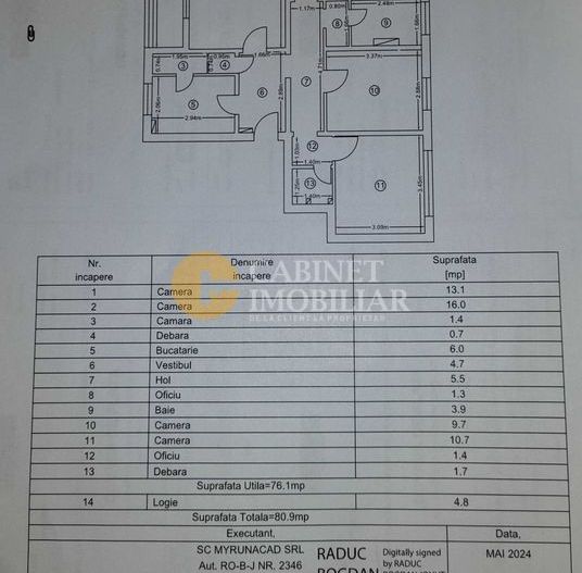 Dispecer Tatarasi - etaj 1 - 4 camere Decomandat - Poză 1