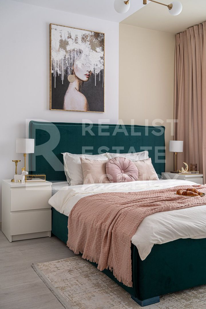 Apartament cu 2 camere + birou, mobilat, parcare și TVA inclus în preț - Poză 12