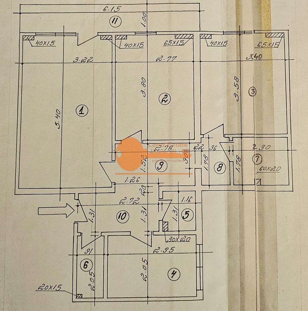 Apartament 3 camere decomandat – Zona Tei - Schiță 6
