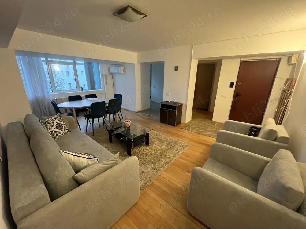 Inchiriez apartament 3 camere, Unirii, semidec., boiler, AC - Poză 1